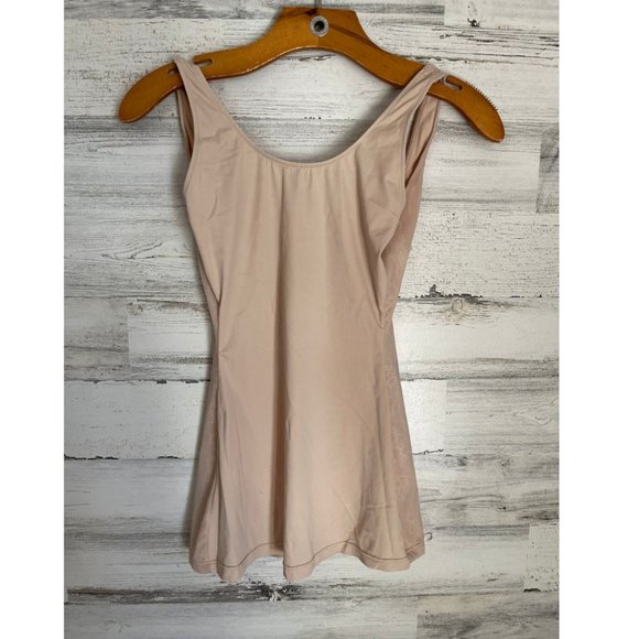 Assets Spanx Tank Top Womens Large Beige Sleeveless Scoop Neck Slimming - Picture 3 of 3